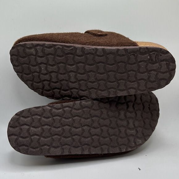 CUSHIONAIRE Womens Clog 7 BROWN WOOL - Picture 5 of 7